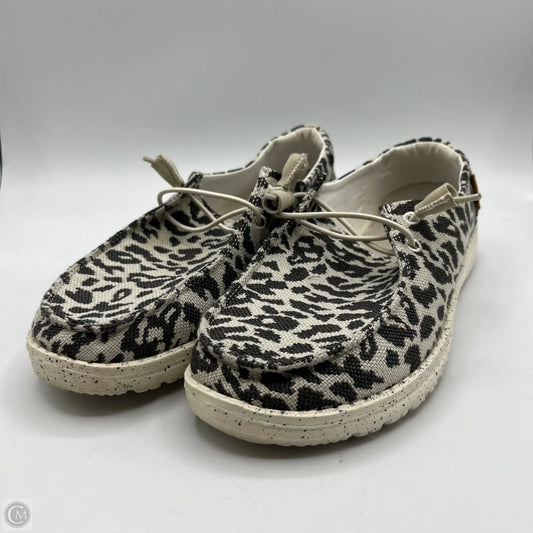Shoes Athletic By Hey Dude In Animal Print, Size: 7