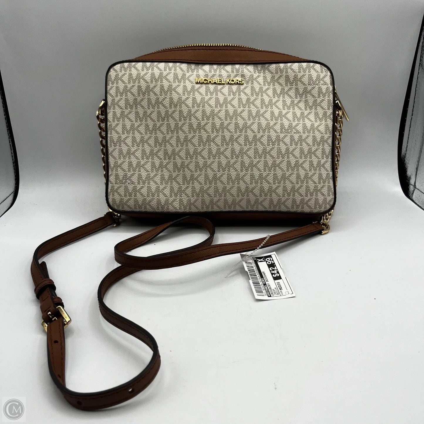 Crossbody Designer By Michael Kors, Size: Medium