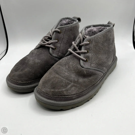 Boots Designer By Ugg In Grey, Size: 9