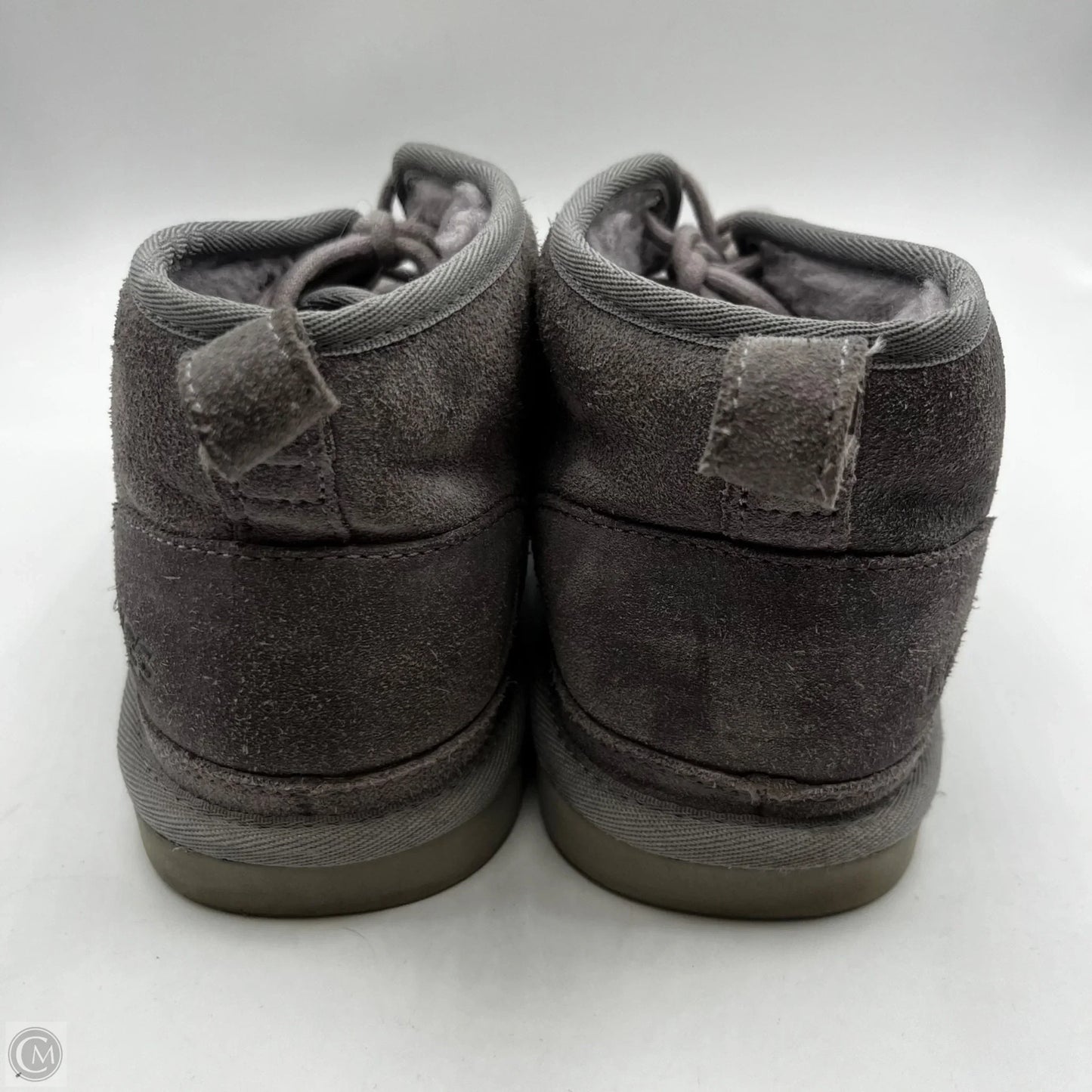 Boots Designer By Ugg In Grey, Size: 9