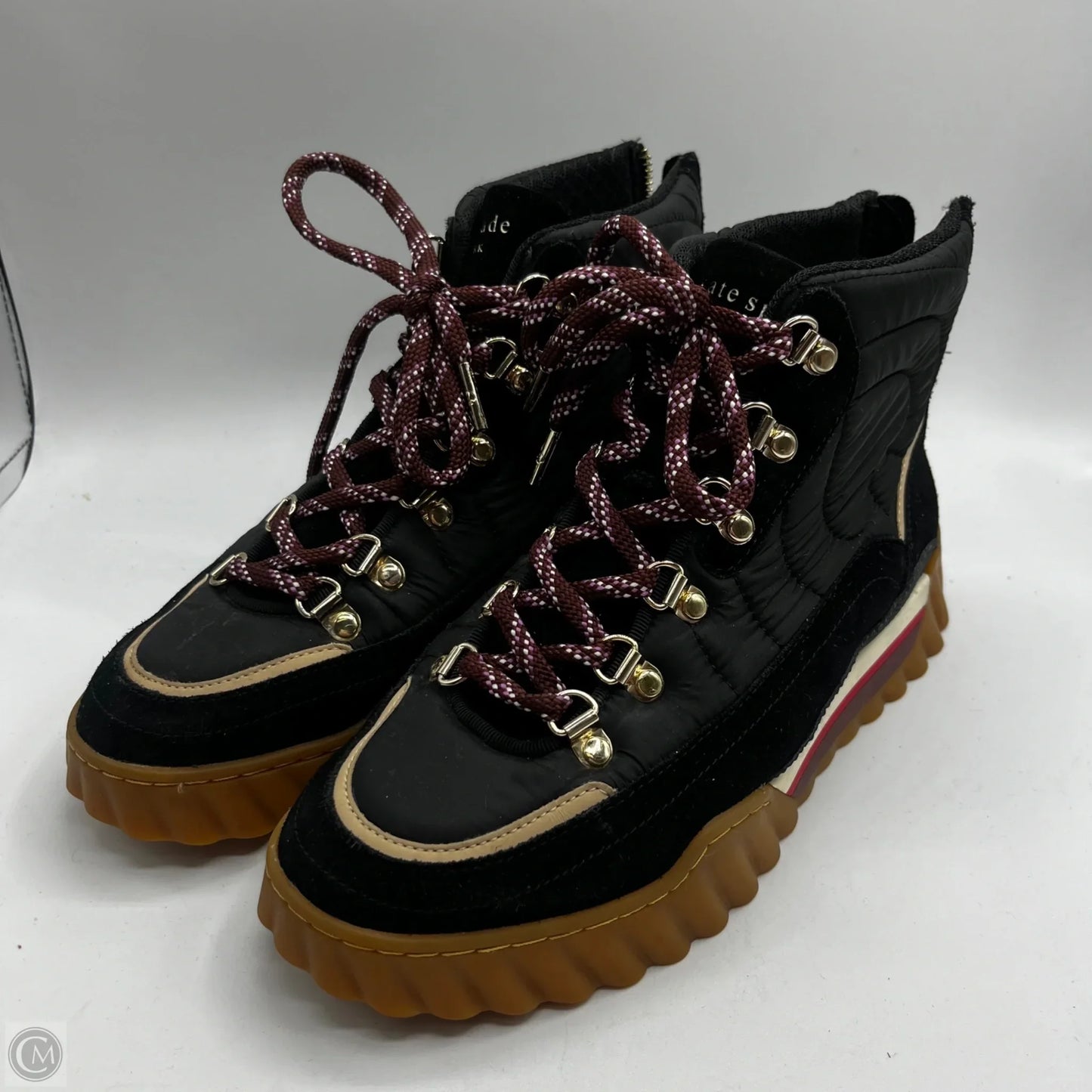 Boots Designer By Kate Spade In Black, Size: 7