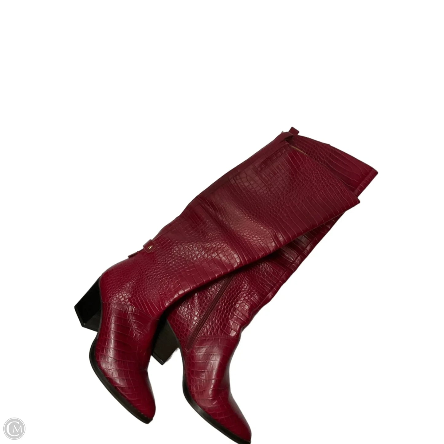 Boots Western By Clothes Mentor In Red, Size: 7