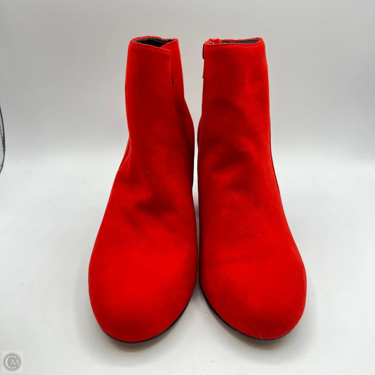 Boots Ankle Heels By Inc In Red, Size: 6.5