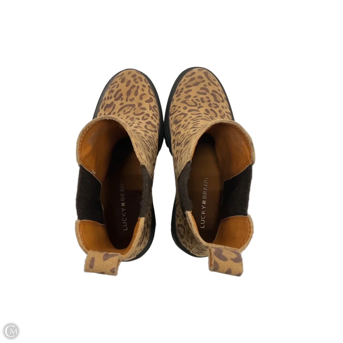 Boots Hiking By Lucky Brand In Animal Print, Size: 7