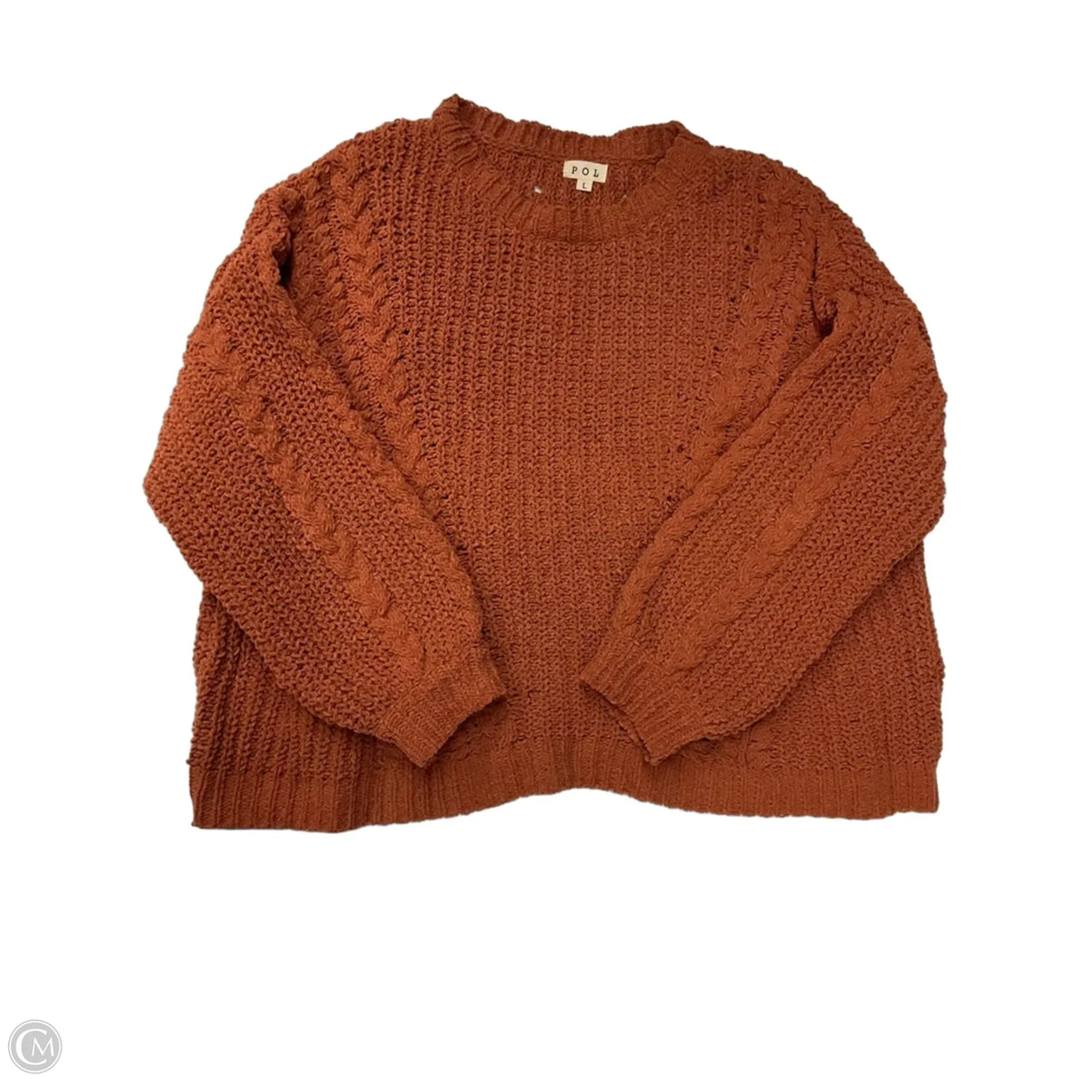 Sweater By Pol In Brown, Size: L