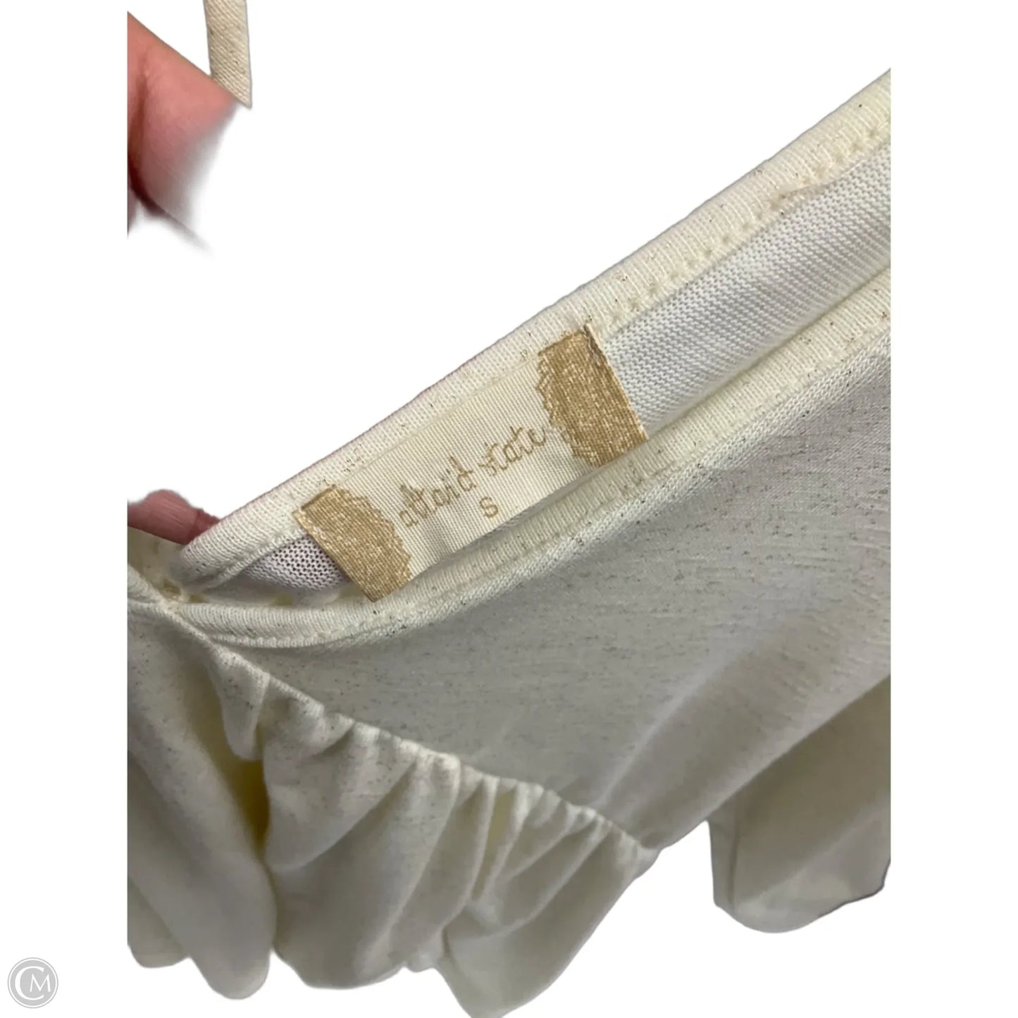 Top Long Sleeve By Altard State In Cream, Size: S