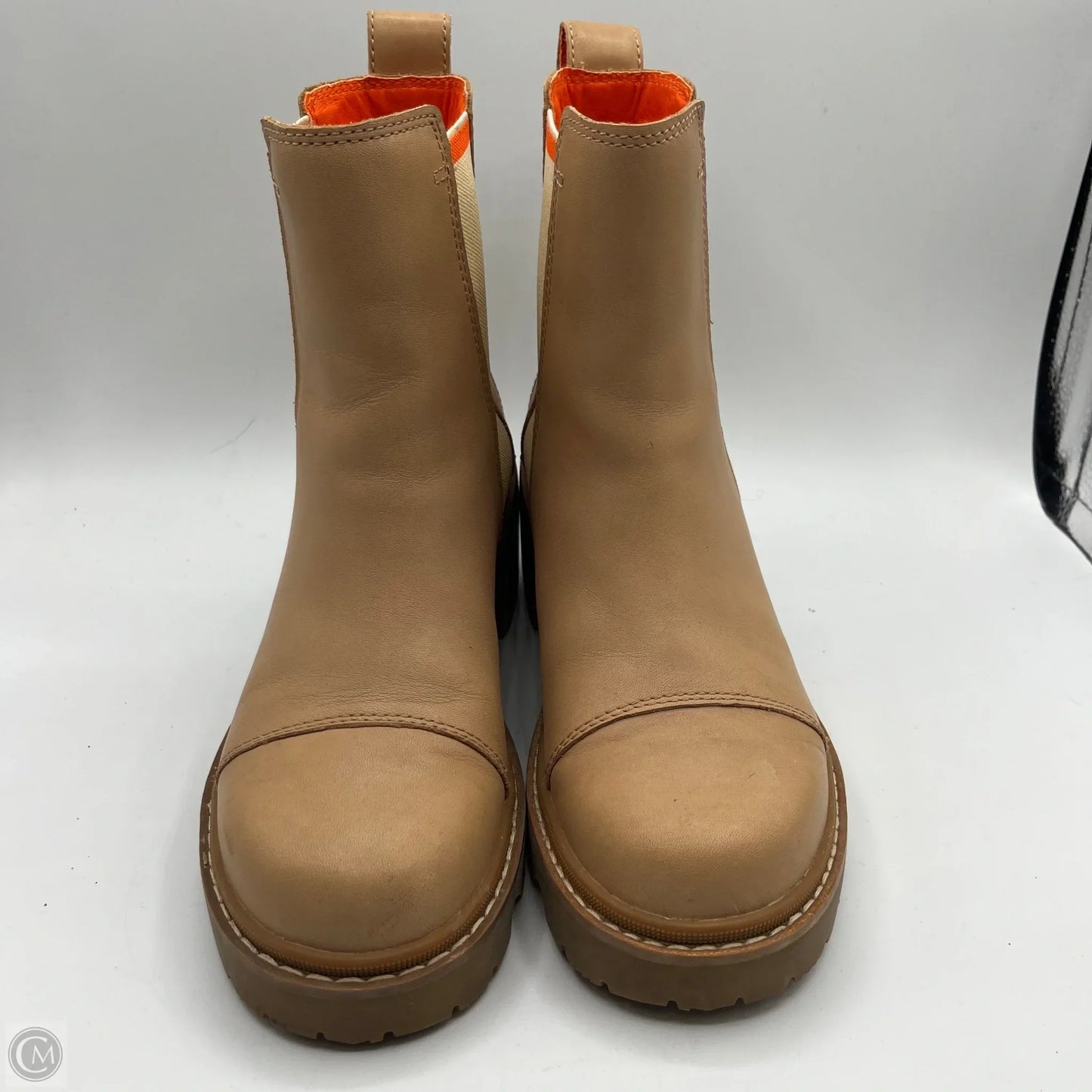 Boots Ankle Heels By Sorel In Brown, Size: 6