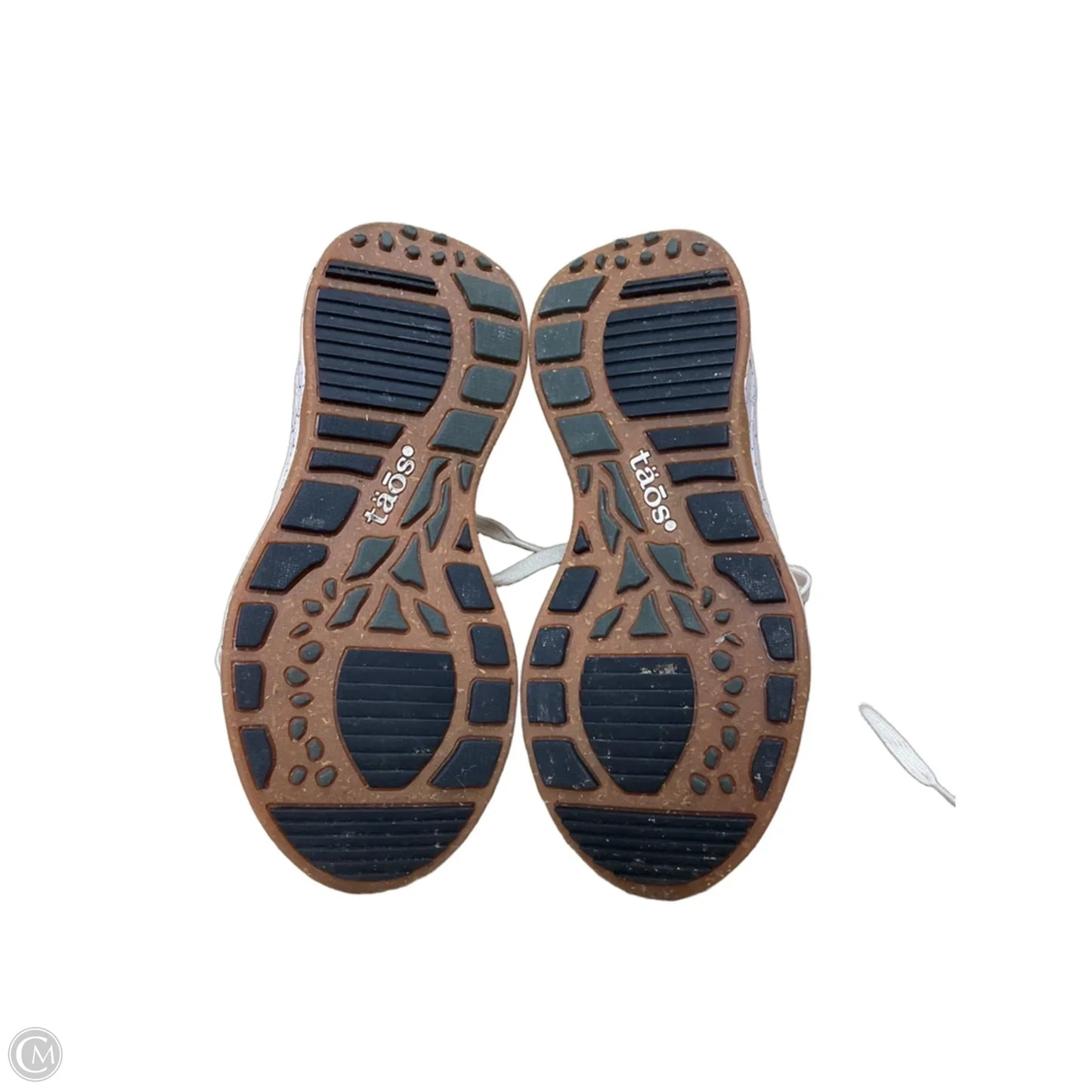 Shoes Sneakers By Taos In Green & Tan, Size: 7.5