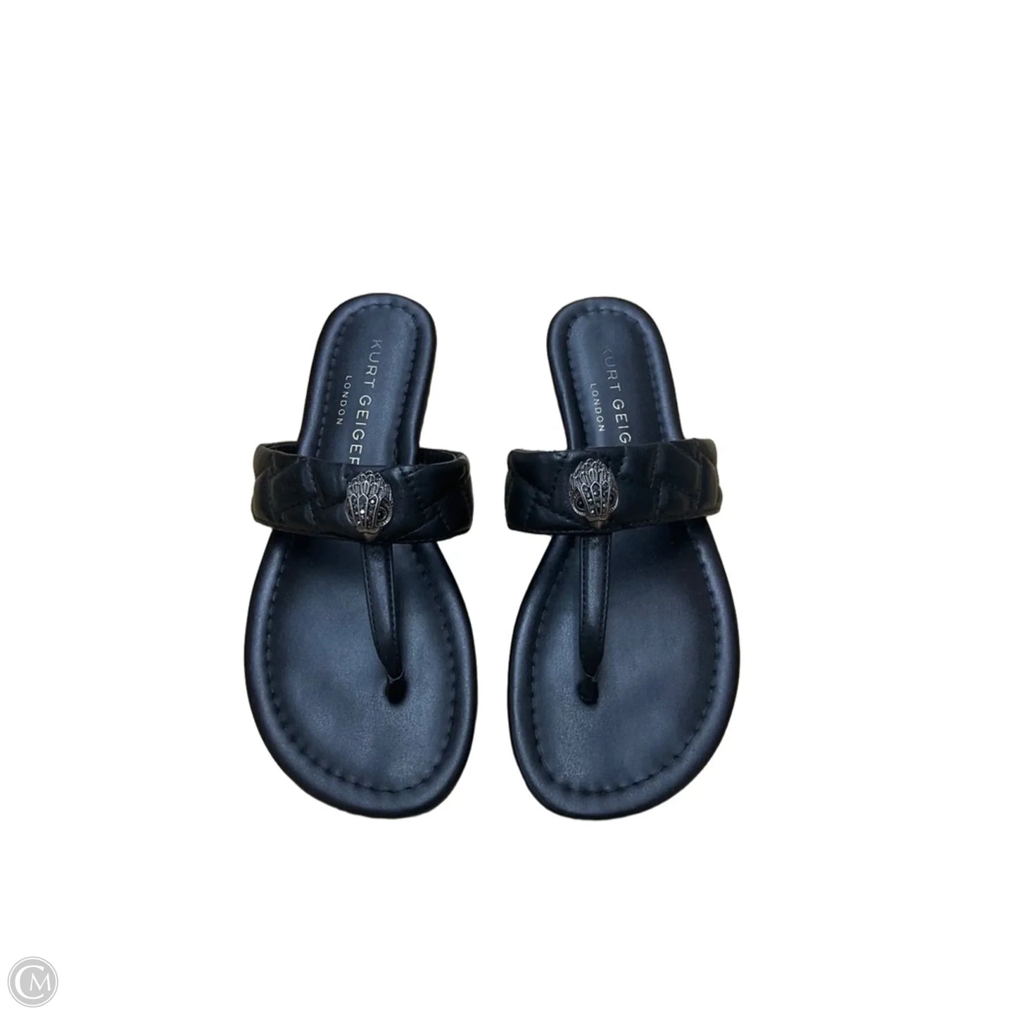Sandals Designer By Kurt Geiger In Black, Size: 5
