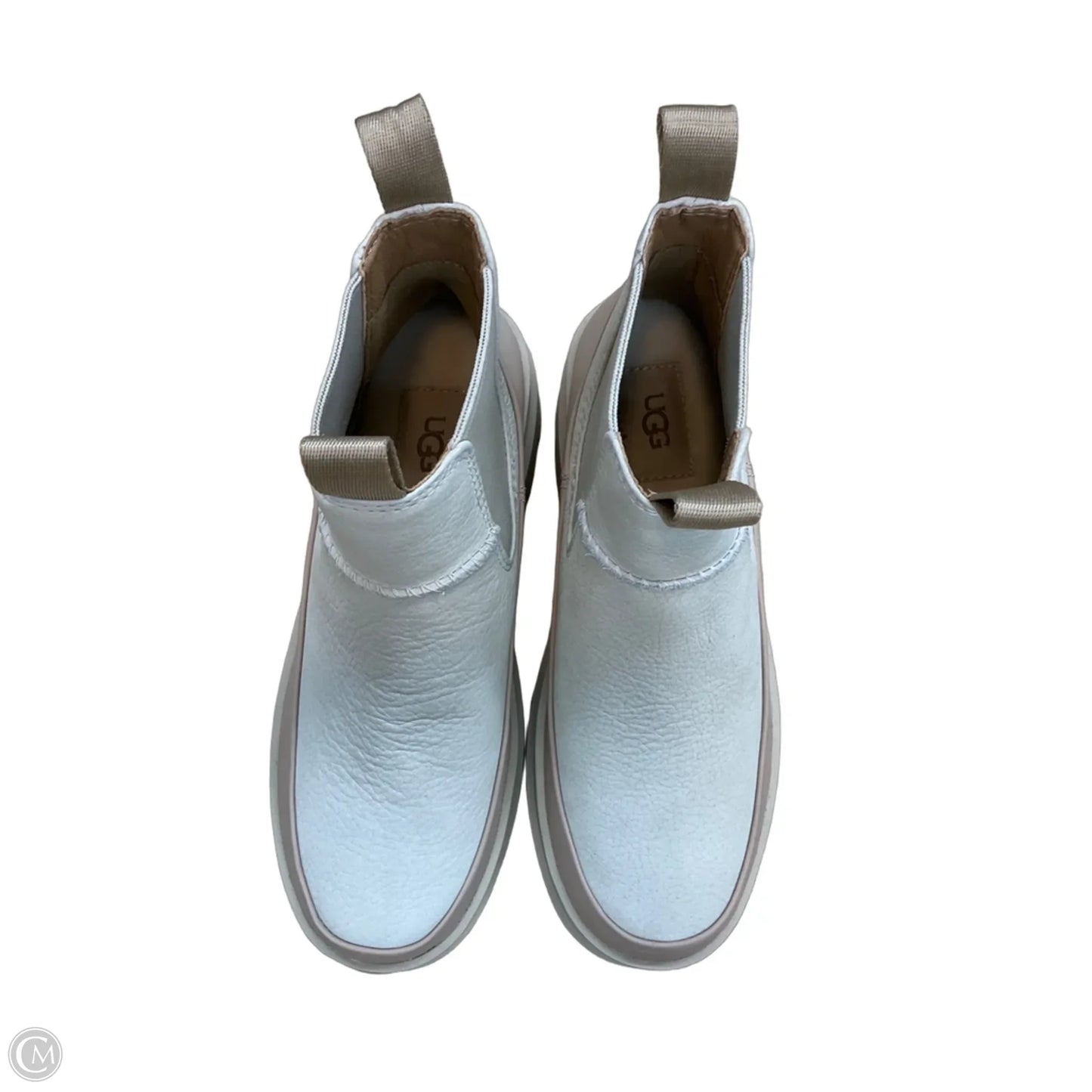 Boots Designer By Ugg In Cream, Size: 6.5