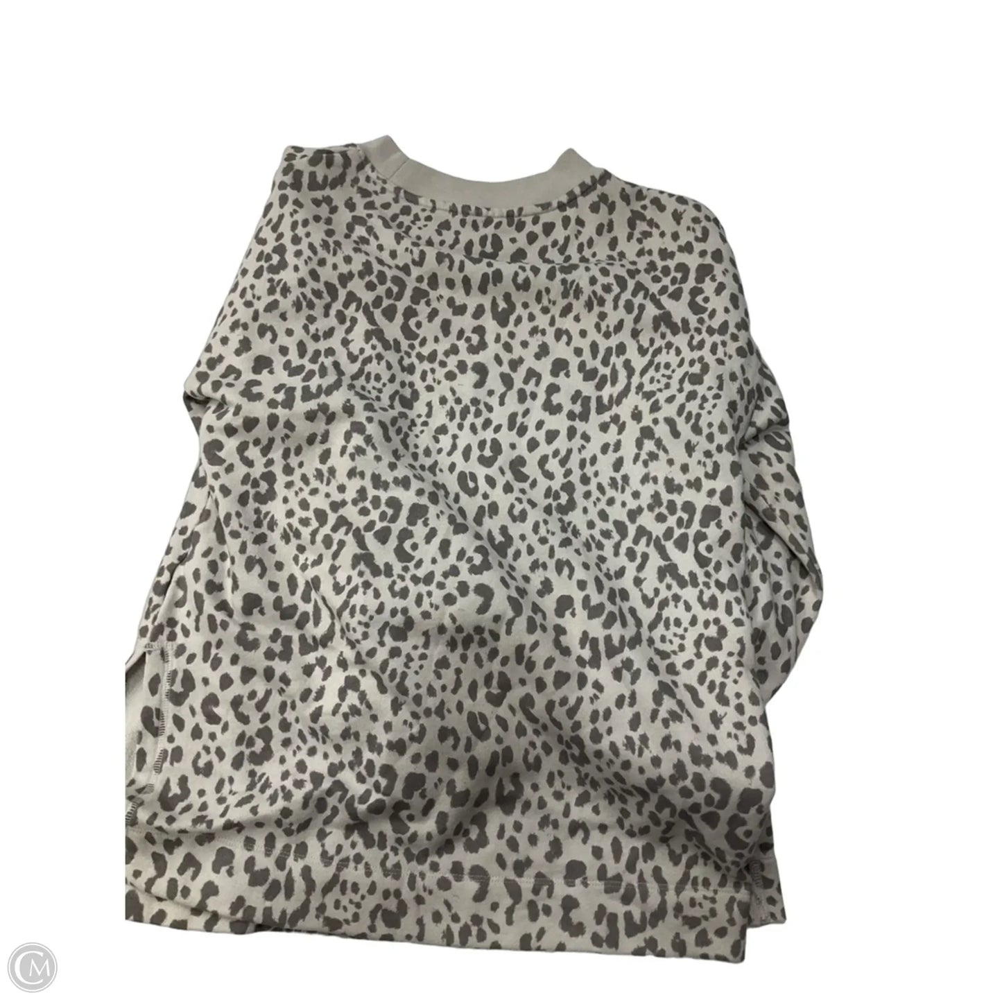 Sweatshirt Crewneck By Gap In Animal Print, Size: S