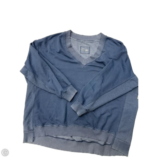Sweatshirt Crewneck By Aerie In Blue, Size: Xl