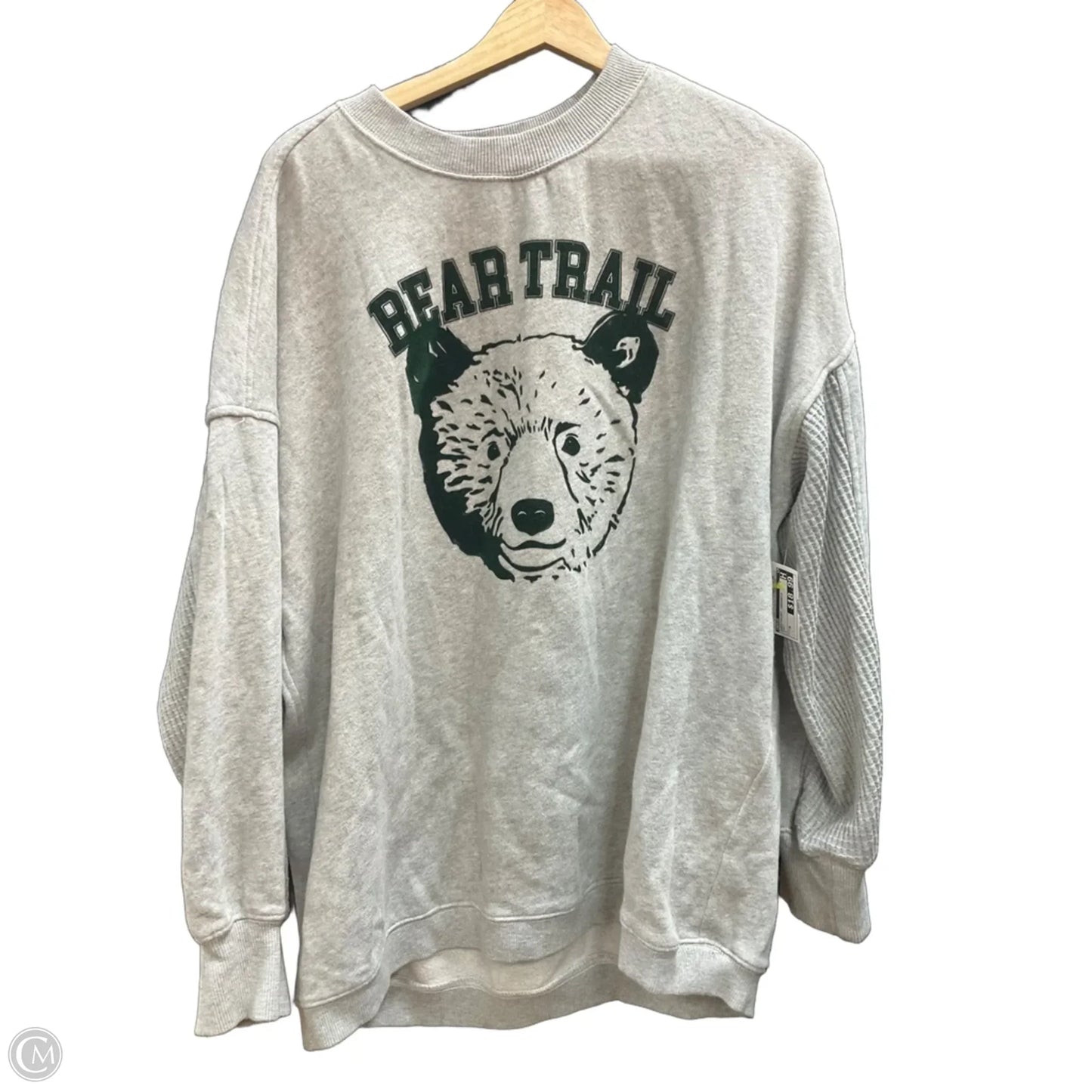 Sweatshirt Crewneck By Aerie In Grey, Size: M