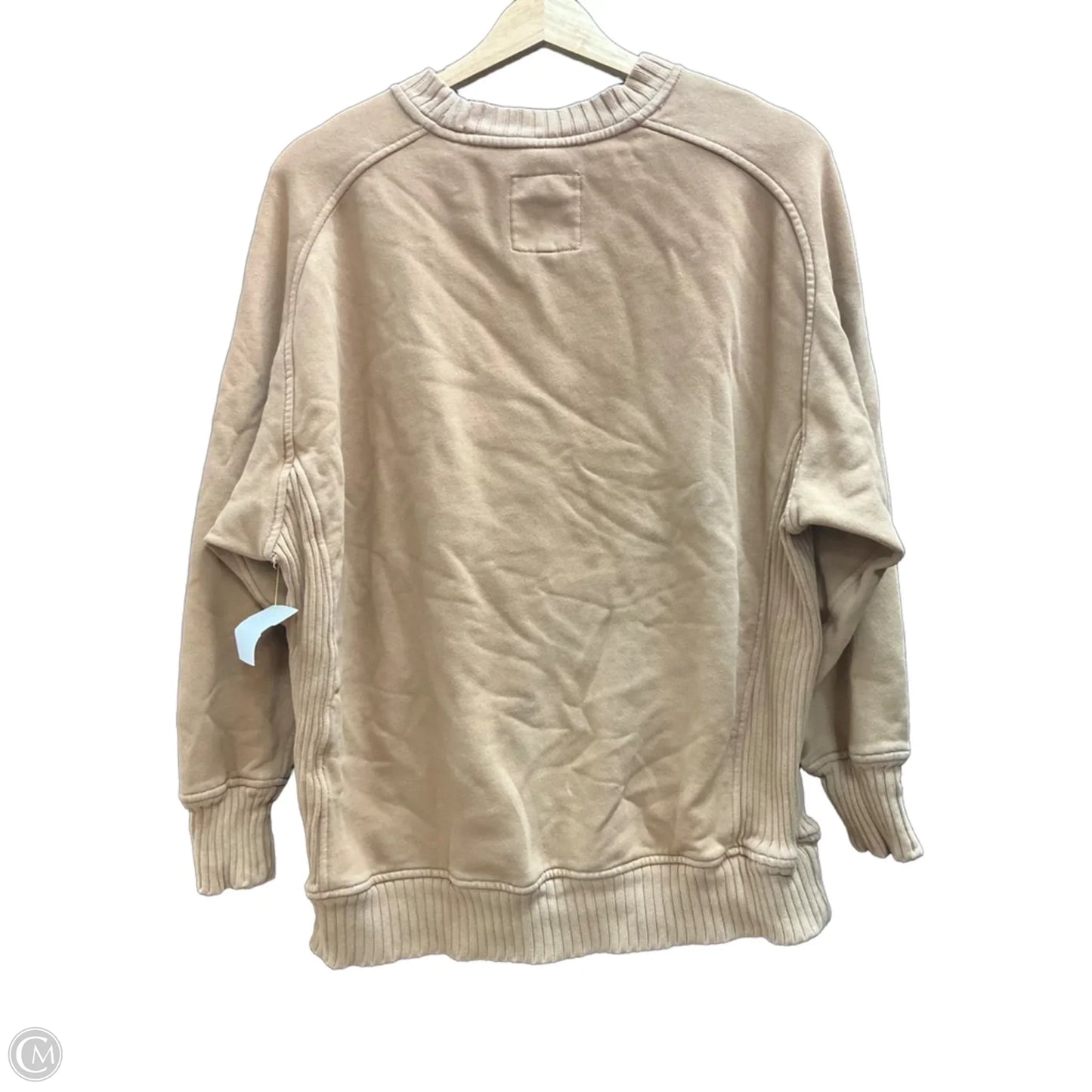 Sweatshirt Crewneck By Aerie In Tan, Size: Xs