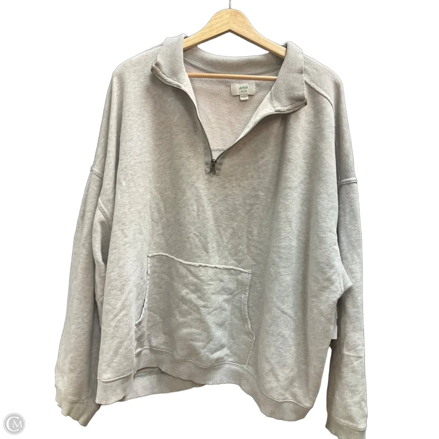 Sweatshirt Collar By Aerie In Grey, Size: Xxl