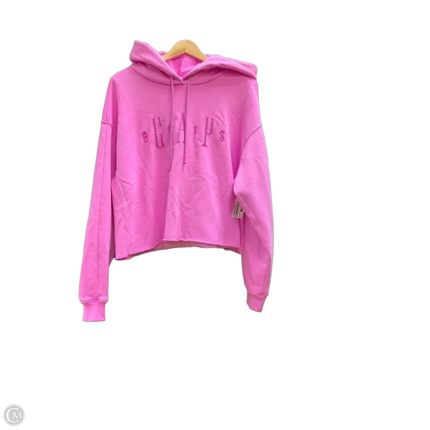 Sweatshirt Hoodie By Gap In Pink, Size: M