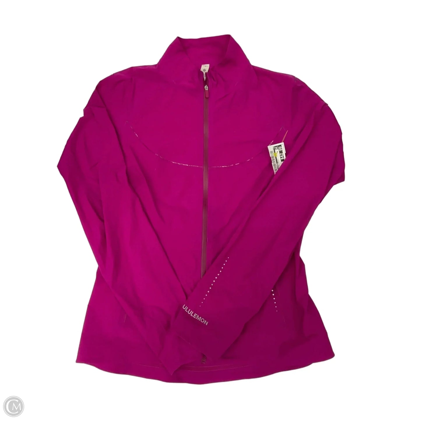 Athletic Jacket By Lululemon In Pink, Size: 8