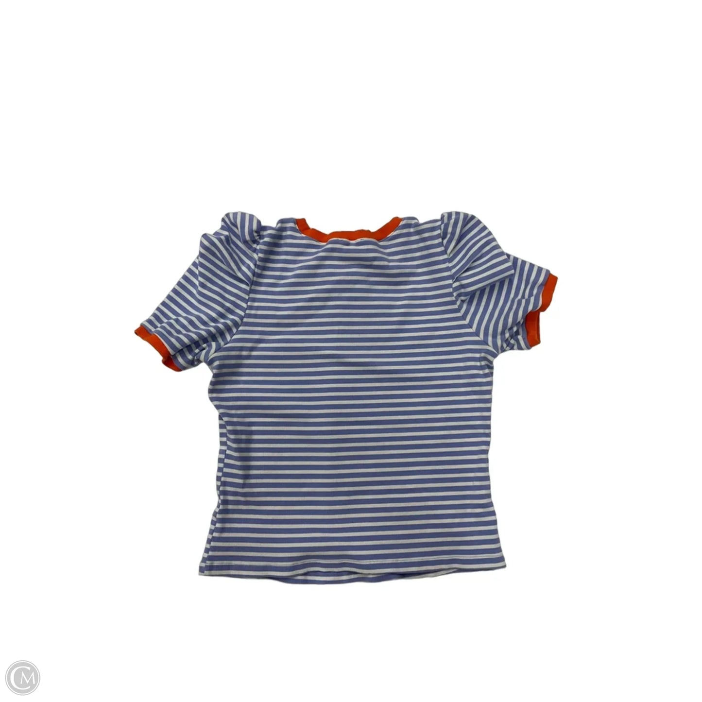 Top Short Sleeve Basic By Maeve In Striped Pattern, Size: Xl