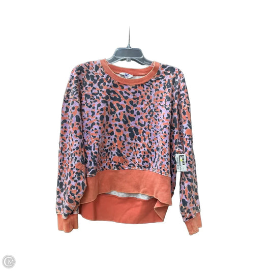Sweatshirt Crewneck By Joy Lab In Animal Print, Size: Xl