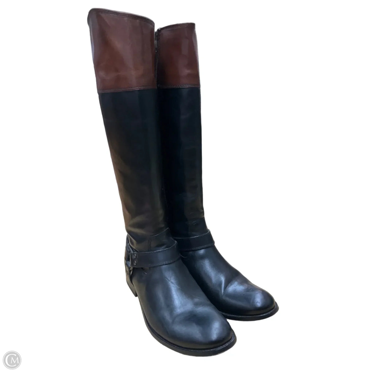 Boots Designer By Frye In Black, Size: 11
