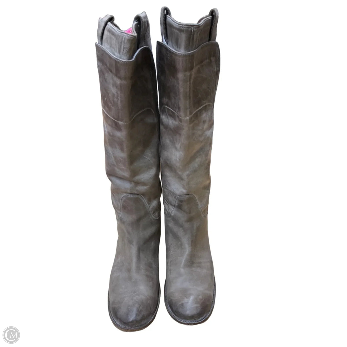 Boots Designer By Frye In Grey, Size: 11