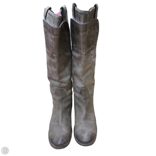 Boots Designer By Frye In Grey, Size: 11