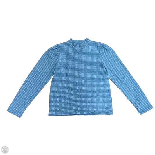 Top Long Sleeve By Madewell In Blue, Size: M
