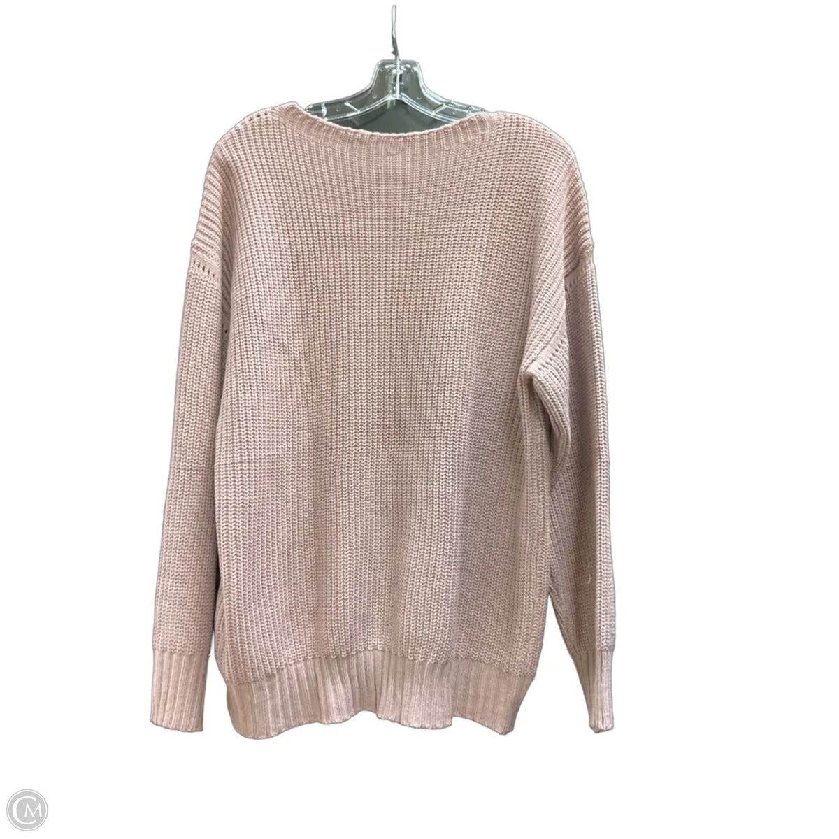 Sweater By Clothes Mentor In Pink, Size: L