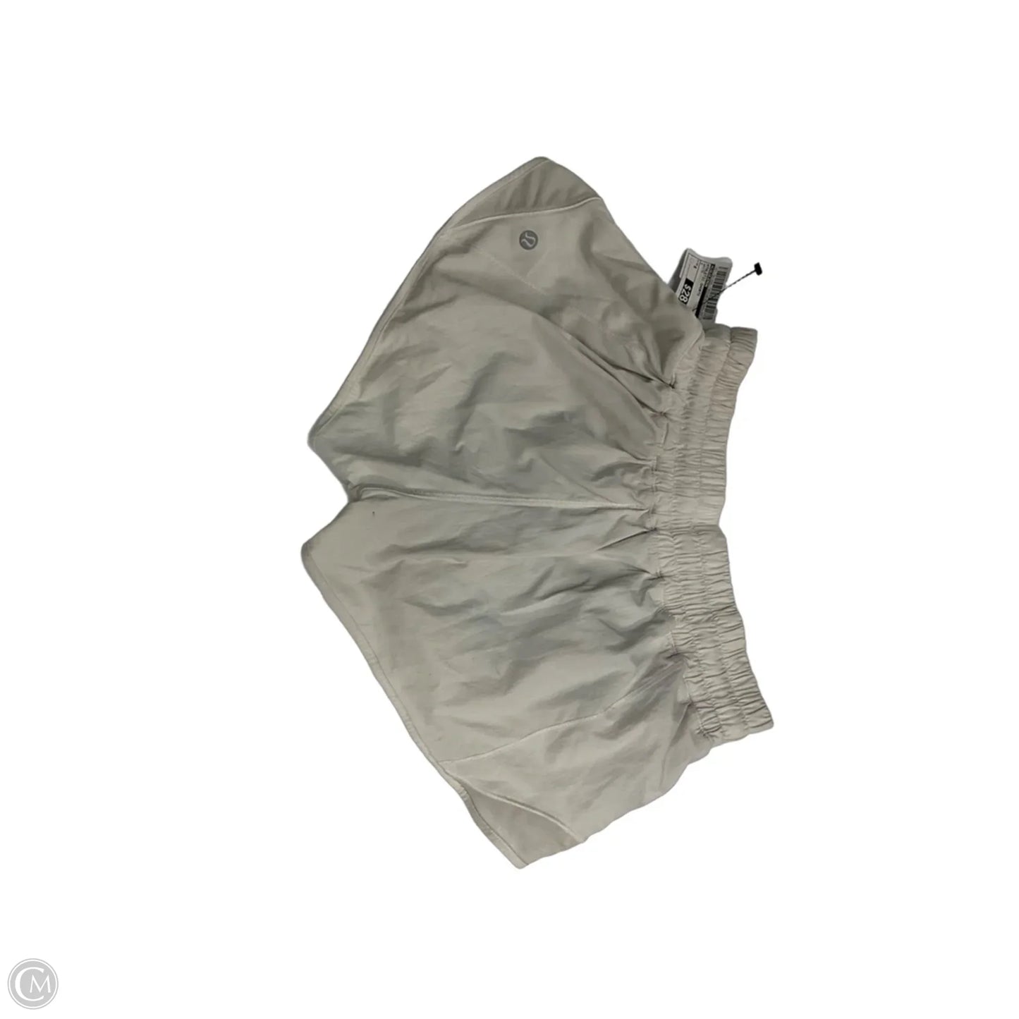 Athletic Shorts By Lululemon In White, Size: 6