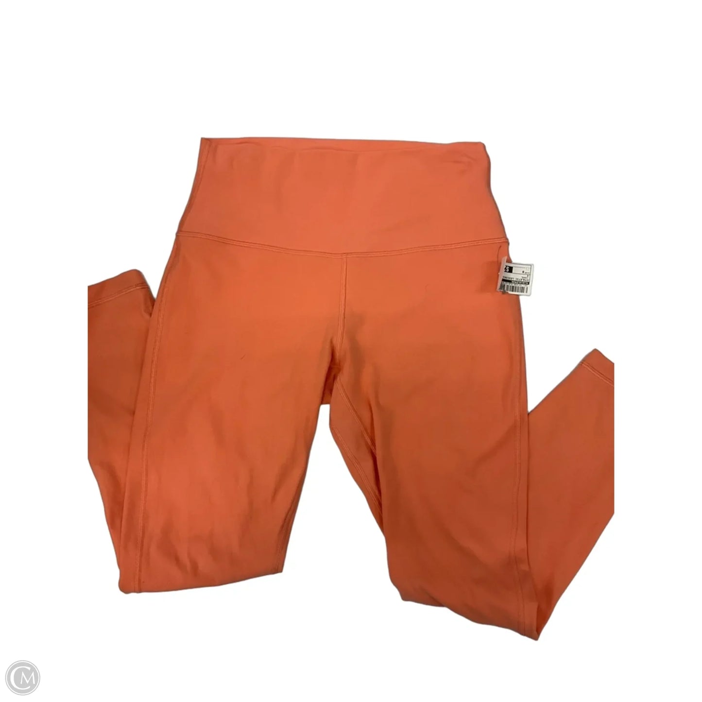 Athletic Leggings By Lululemon In Coral, Size: 8