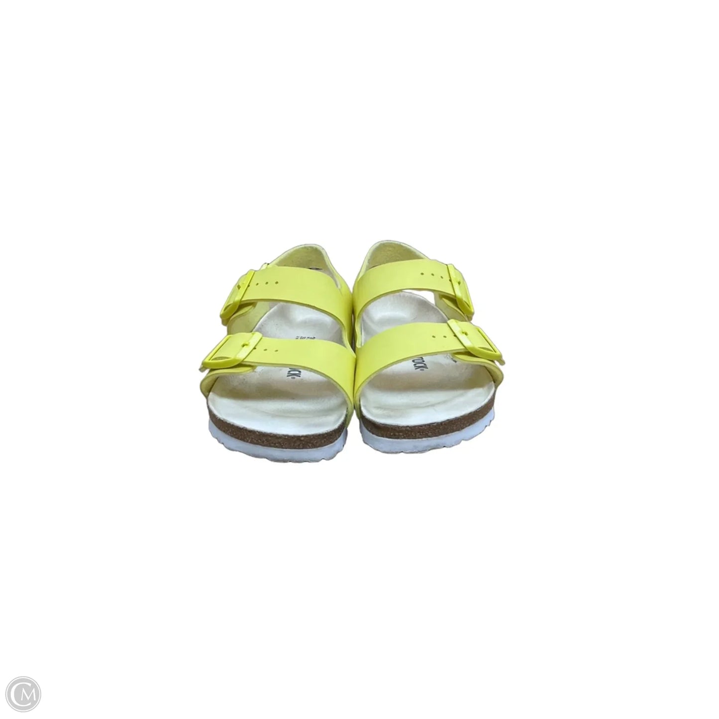 Sandals Flats By Birkenstock In Yellow, Size: 8