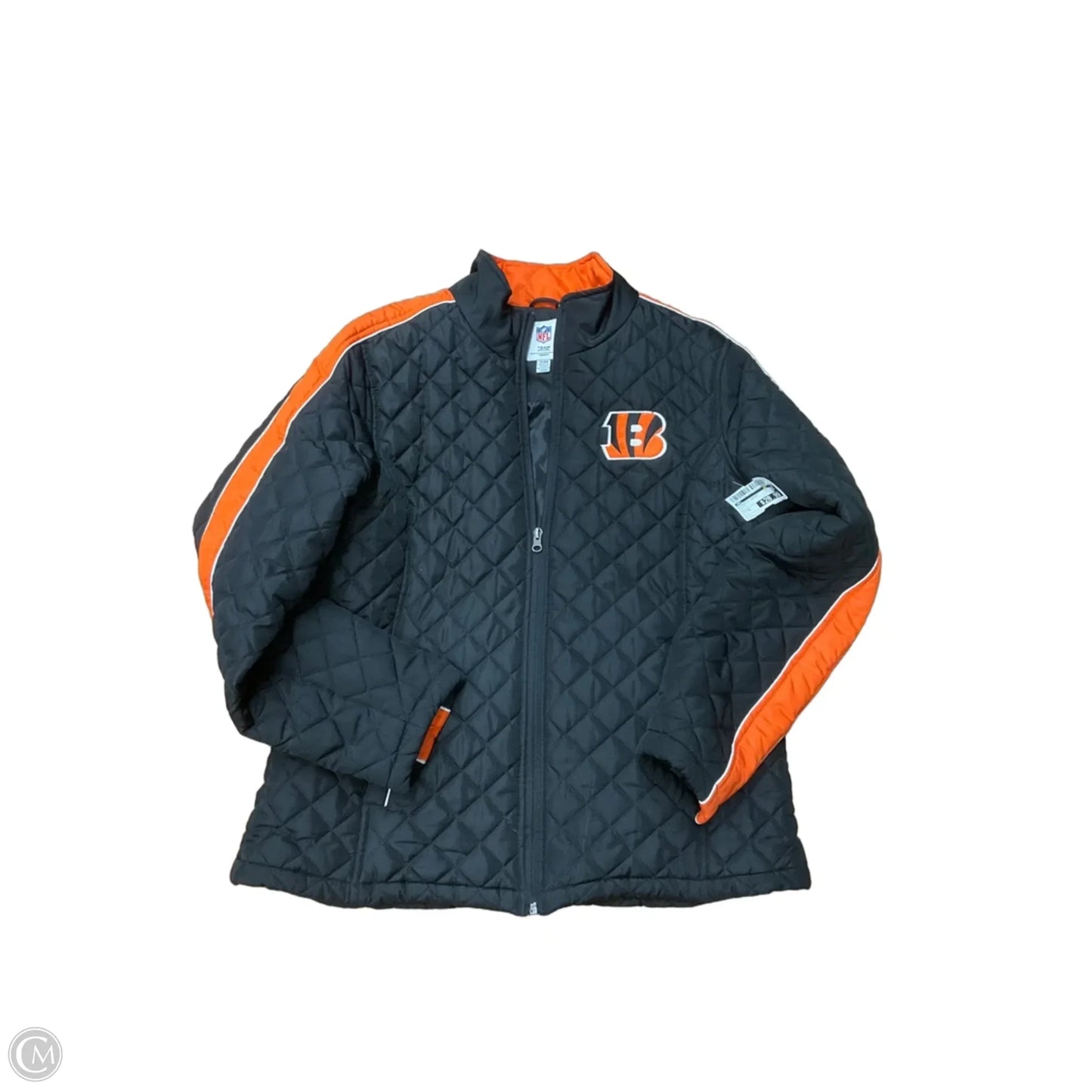 Athletic Jacket By Nfl In Black, Size: Xl