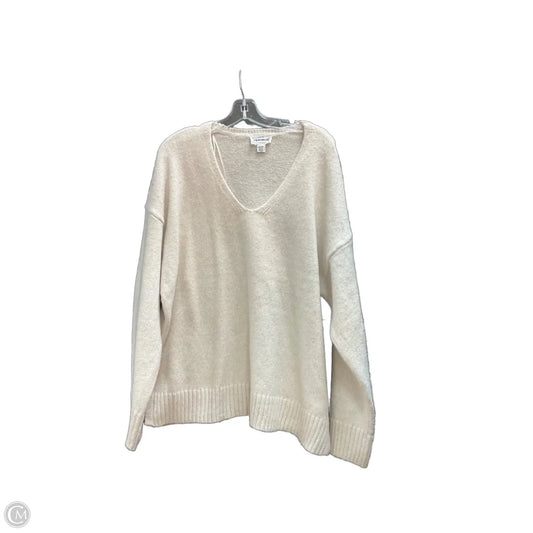 Sweater By Clothes Mentor In White, Size: Xl