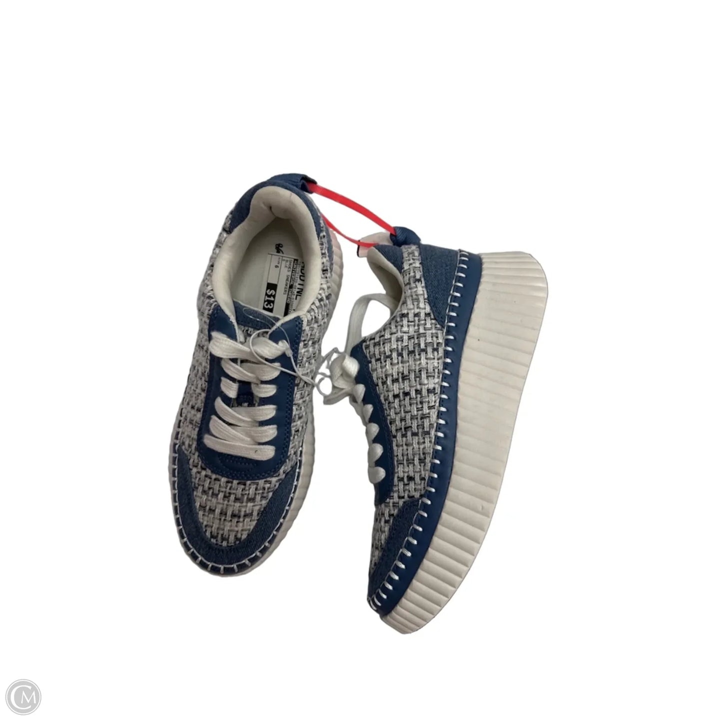 Shoes Sneakers By Universal Thread In Blue, Size: 6