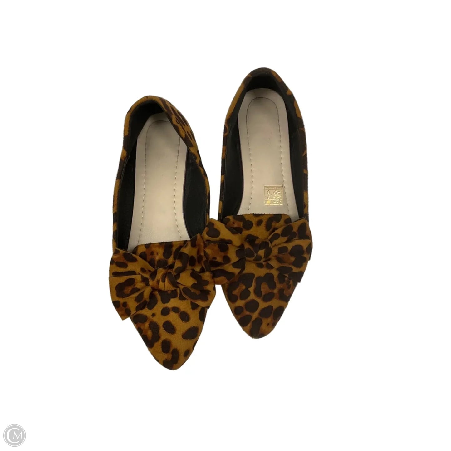 Shoes Flats By Clothes Mentor In Animal Print, Size: 8