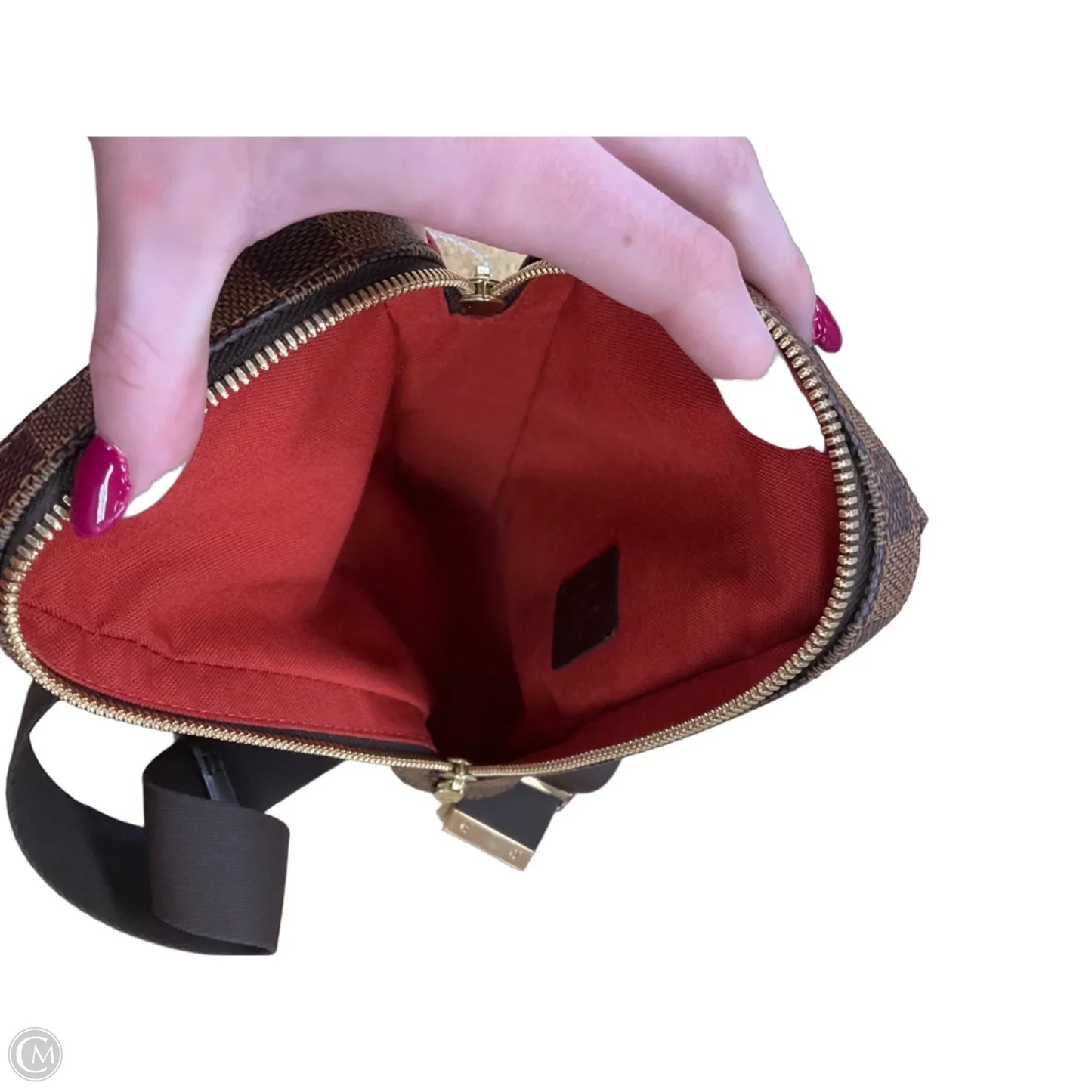 Belt Bag Luxury Designer By Louis Vuitton, Size: Small