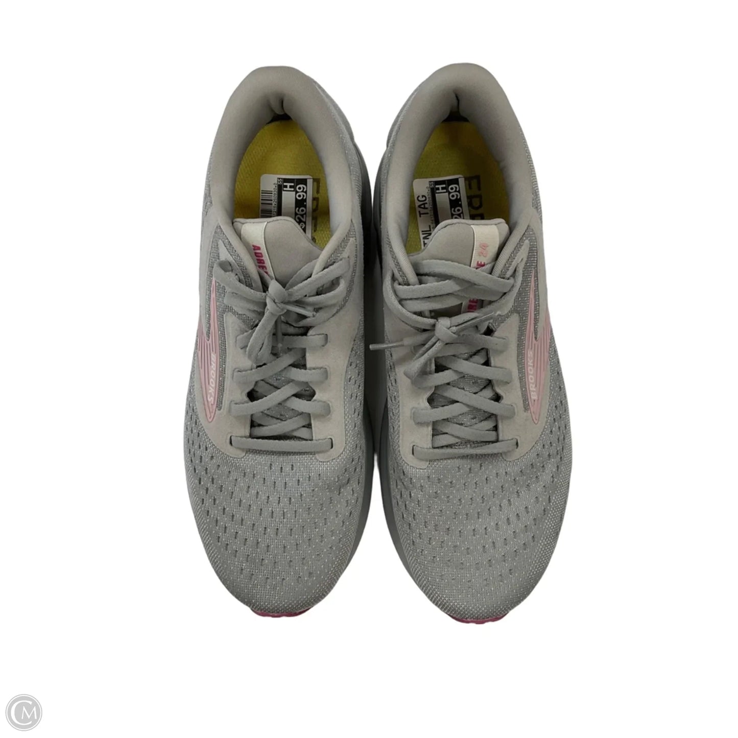 Shoes Athletic By Brooks In Grey & Pink, Size: 10.5