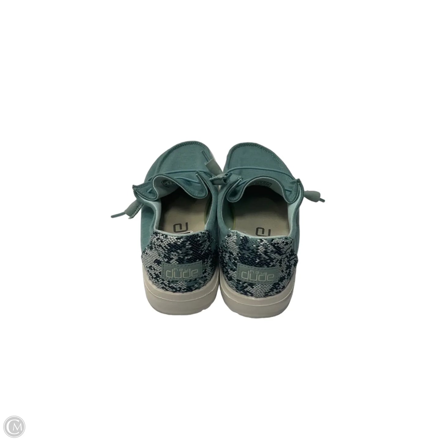 Shoes Sneakers By Hey Dude In Blue, Size: 7