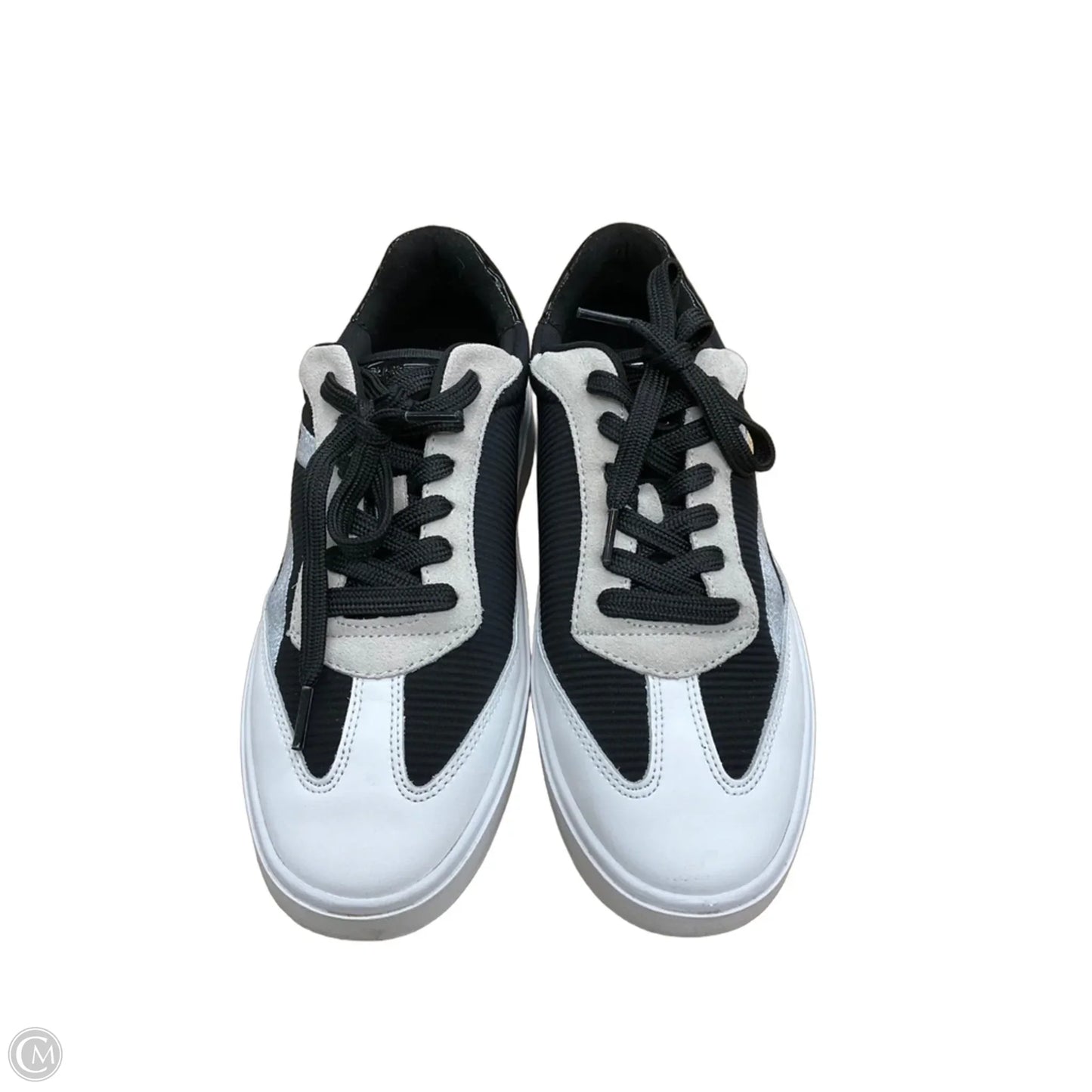 Shoes Designer By Karl Lagerfeld In Black & White, Size: 9.5
