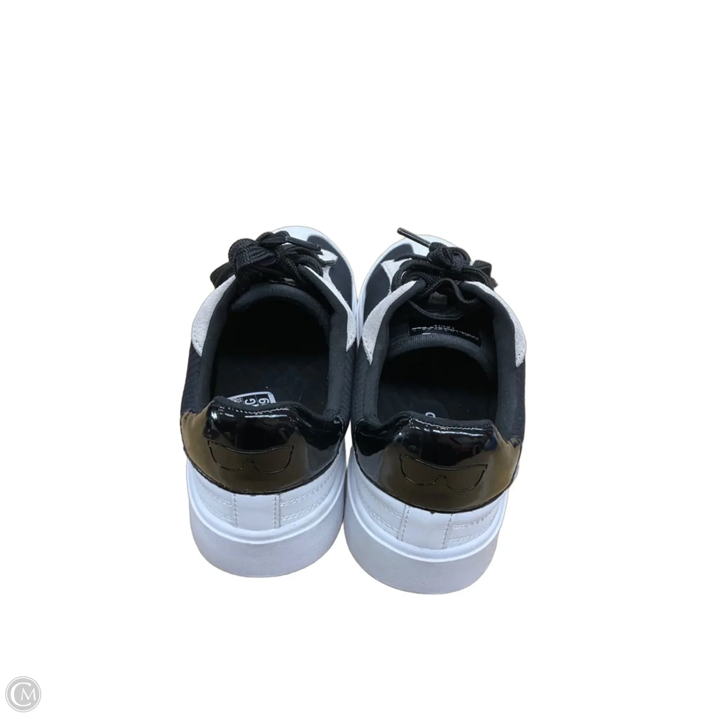 Shoes Designer By Karl Lagerfeld In Black & White, Size: 9.5