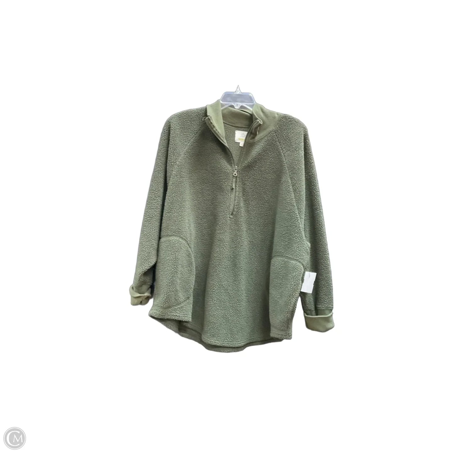 Sweatshirt Collar By Offline In Green, Size: M