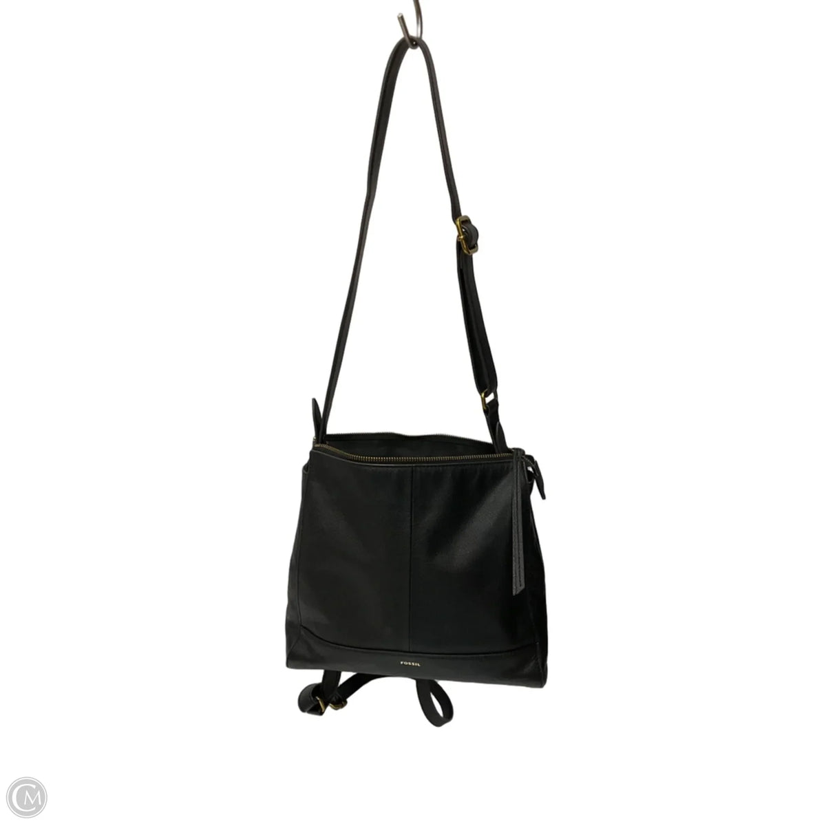 Backpack Leather By Fossil, Size: Medium