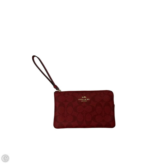 Wristlet Designer By Coach, Size: Small
