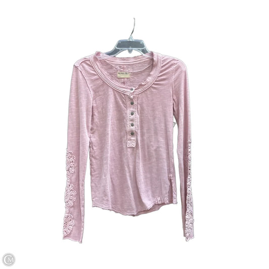 Top Long Sleeve By We The Free In Purple, Size: S