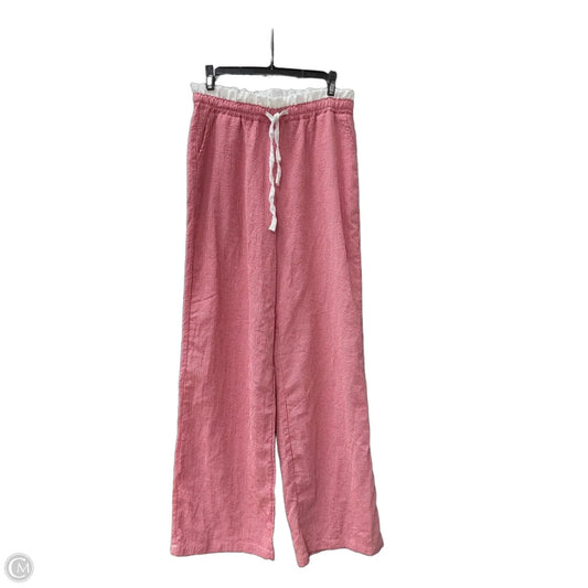 Pants Wide Leg By Clothes Mentor In Plaid Pattern, Size: M