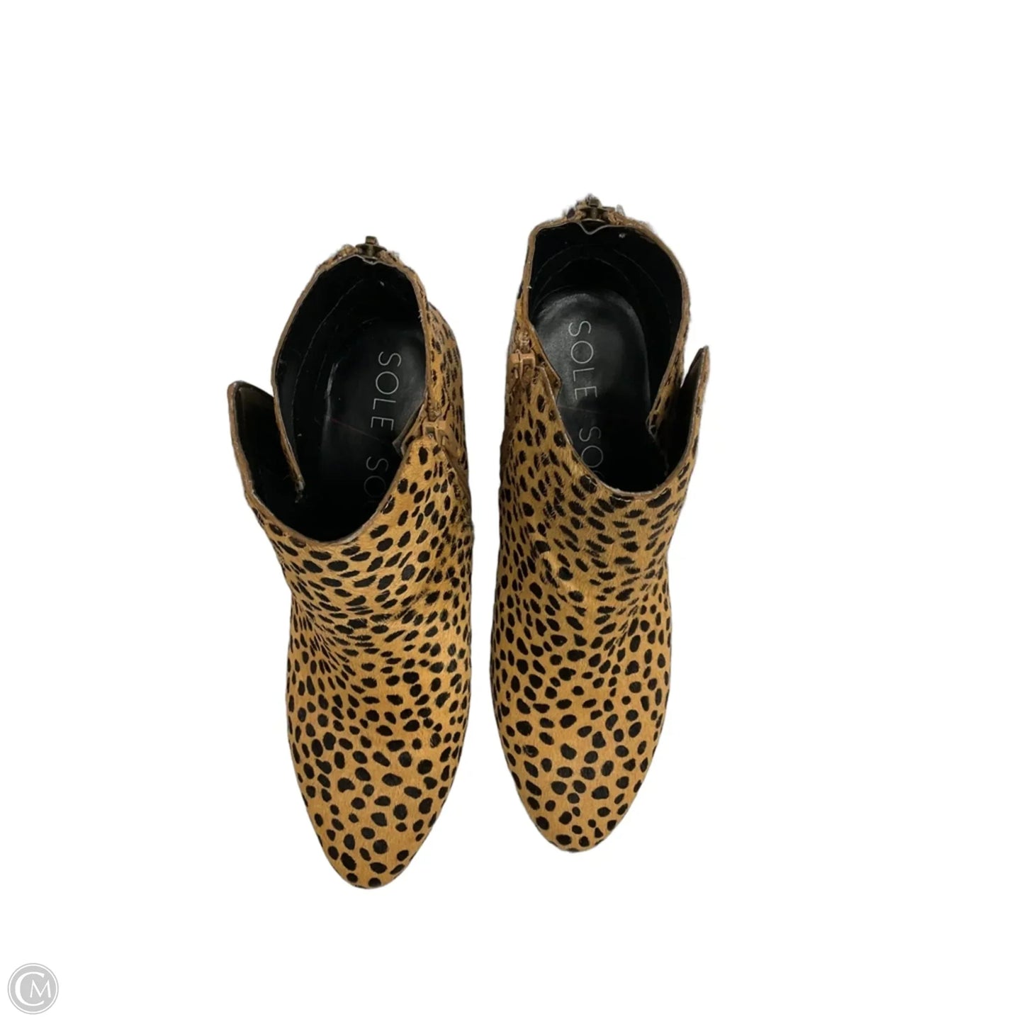Boots Ankle Flats By Sole Society In Animal Print, Size: 7.5