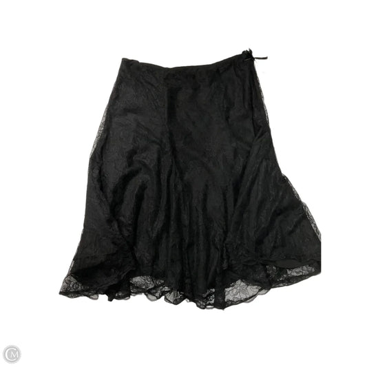 Skirt Midi By Lauren By Ralph Lauren In Black, Size: 8
