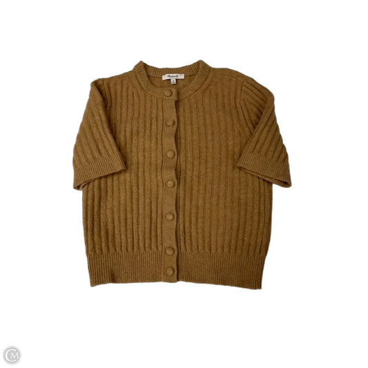 Sweater Short Sleeve By Madewell In Tan, Size: M
