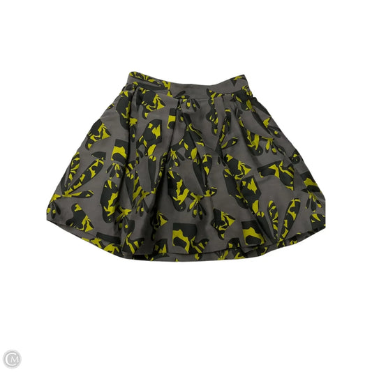 Skirt Mini & Short By Banana Republic In Grey & Yellow, Size: 4