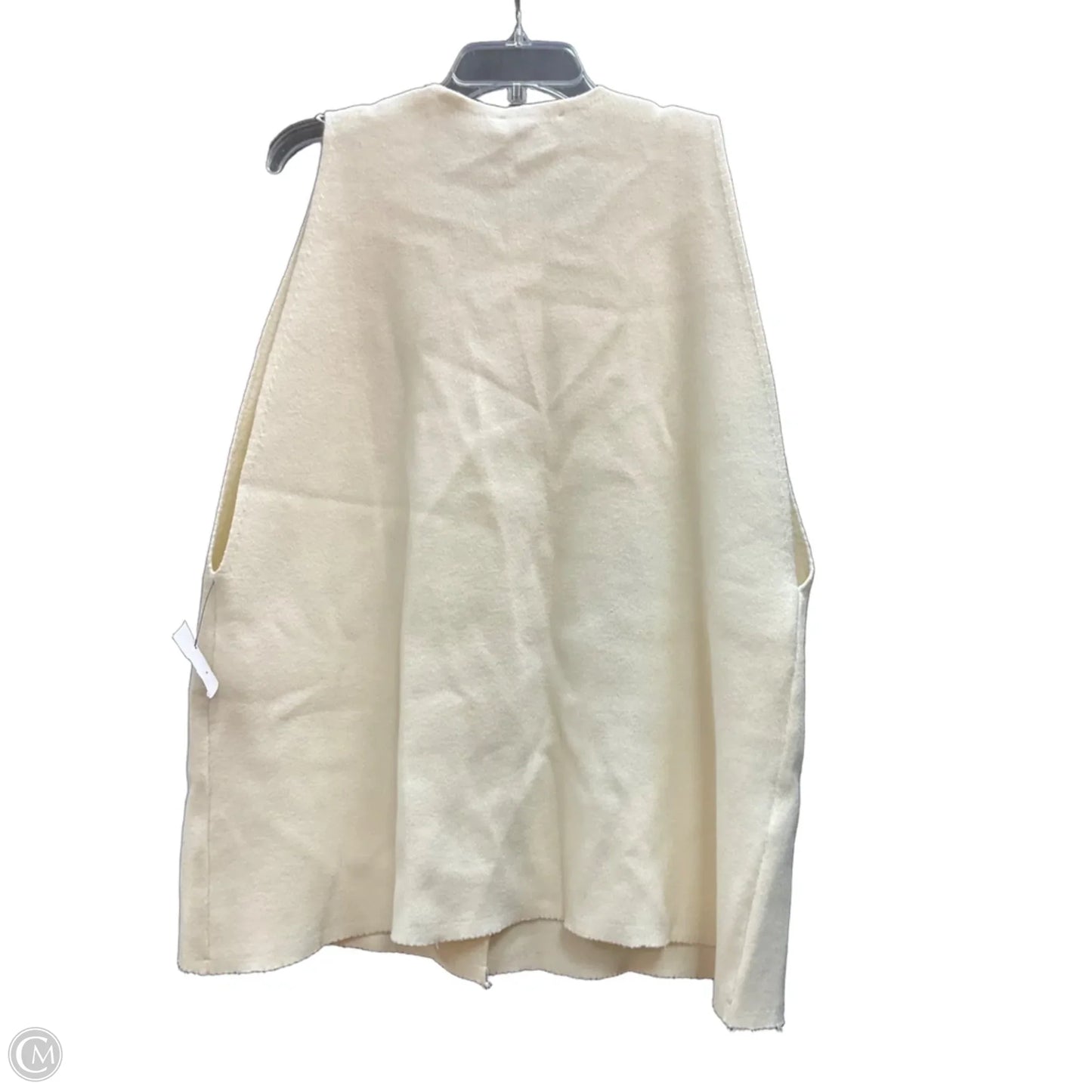 Vest Sweater By Zara In Cream, Size: Xs